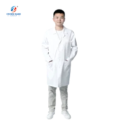 High quality Unisex Hospital doctor lab coat white uniform