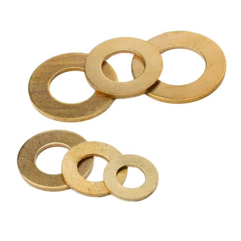 Customized laser cutting less burrs stainless steel brass copper aluminum round ring shims flat washer metal gasket
