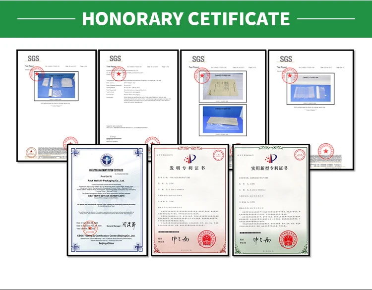 air tube bag packing machine