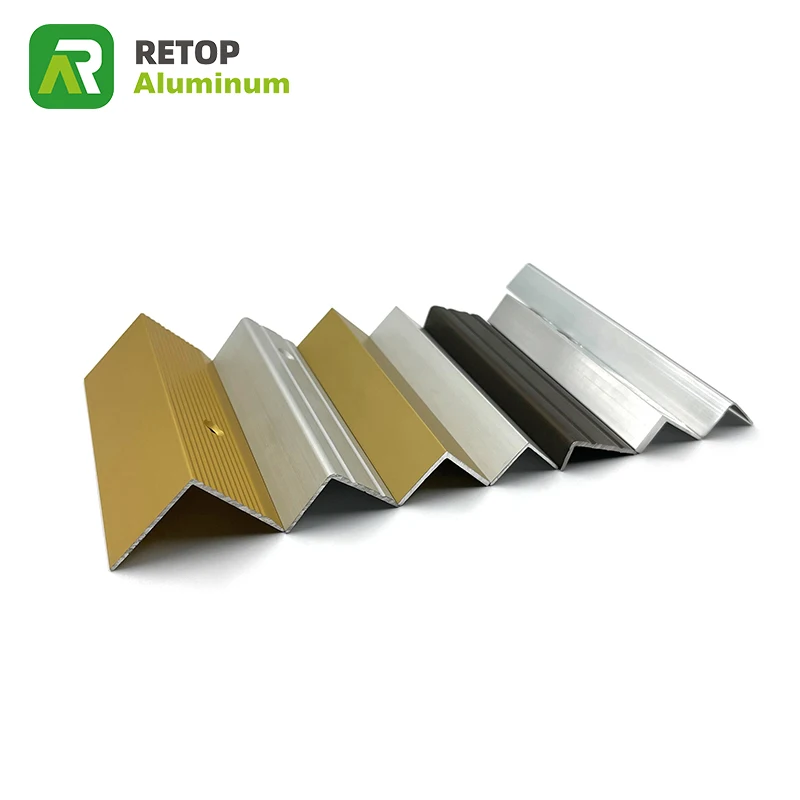 Manufactures Aluminum Extrusion L Shape Tile Edge Trim 90 Degree Angle Profiles