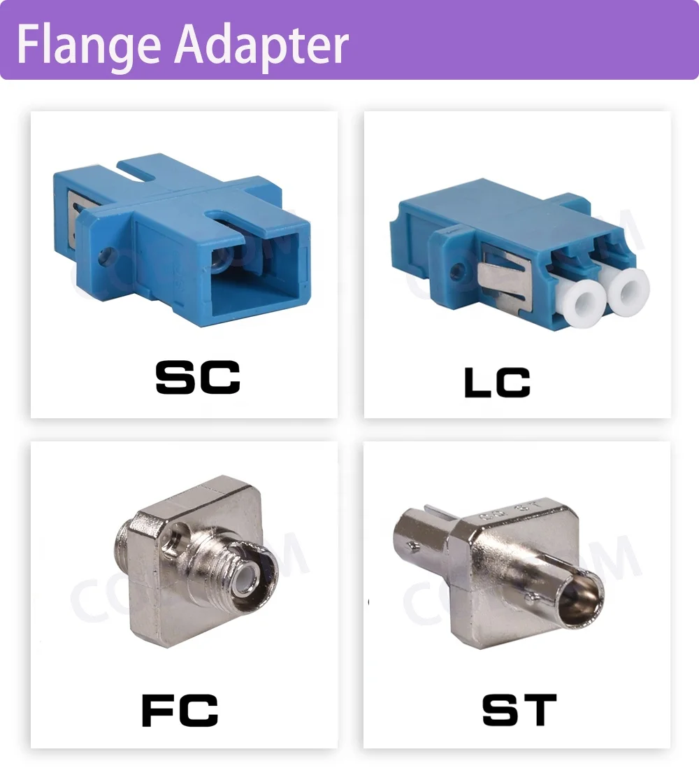 Factory Wholesale Fiber Optical Adapter SC LC Optical Adapter Fibre Optic Angel Adapter Coupler