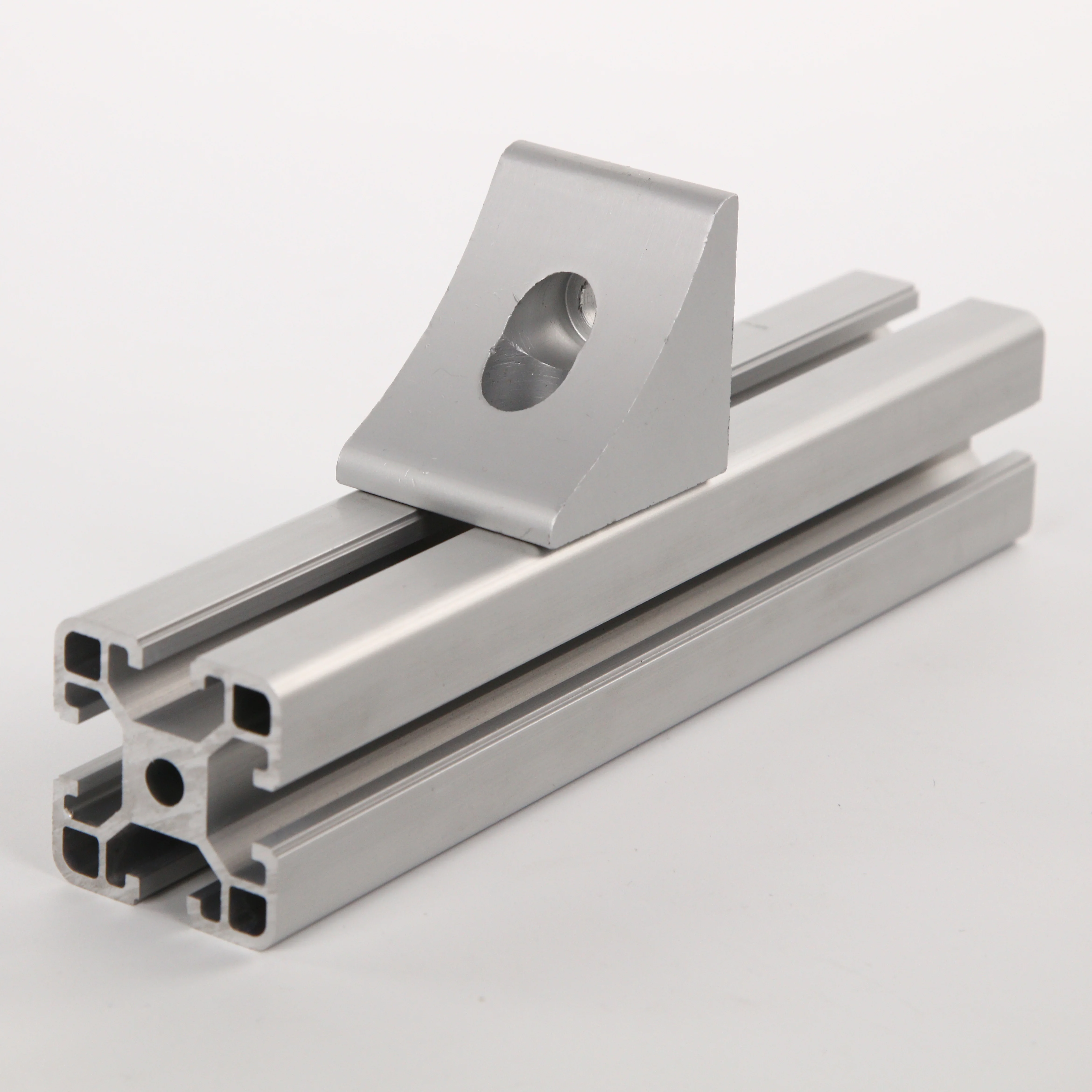 Durable 2 Hole 3030H Strong Bracket 30x30 Extrusion Profile 28*26mm for Extruded Aluminium Industrial