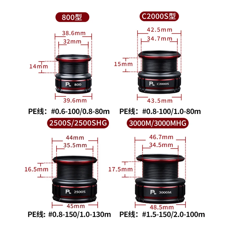 High Quality Ultra-Light Metal Spinning Reel New Wholesale 800-3000 Speed Ratio 5.2:1 8+1BB Bearing for Freshwater River Fishing