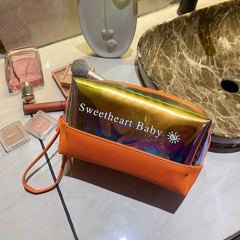 candy color neoprene make up bags bolsa maquillaje cosmetiquera beauty skincare pouch pink silicone cosmetic makeup bag