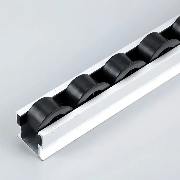 Industrial Gravity Flow Conveyor Aluminum Pallet Roller Track For Sliding Shelf System