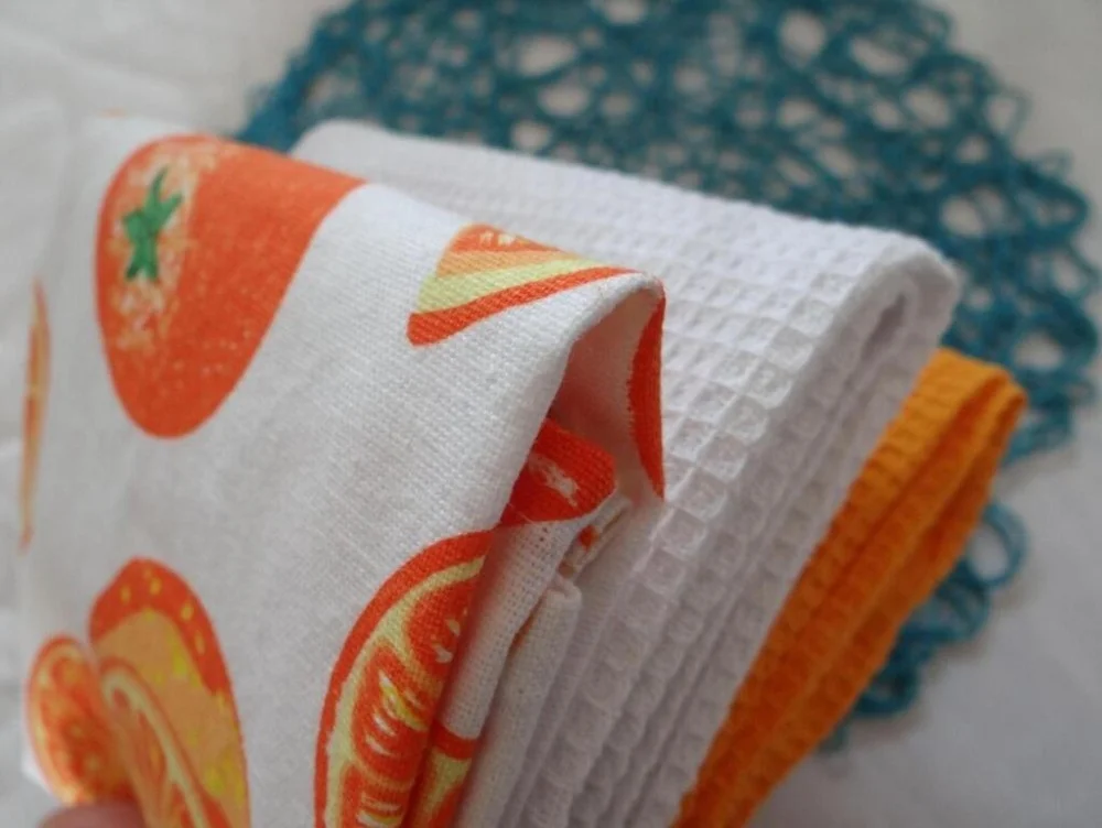 China supplier wholesale OEM Promotion 100% cotton fabric custom printing kitchen / tea towel