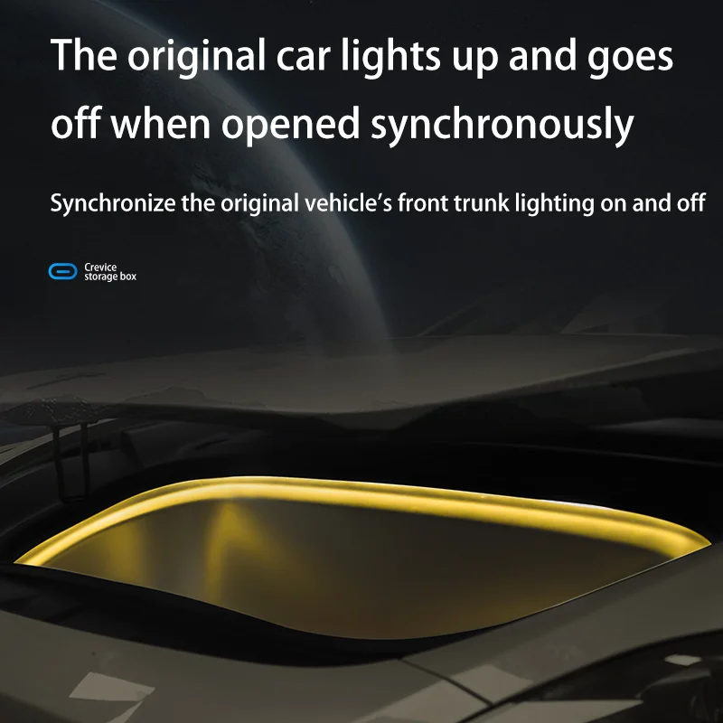 Tesla Luggage New LED Interior Environment Light Car Interior Environment Light Model 3 Model Y Accessories