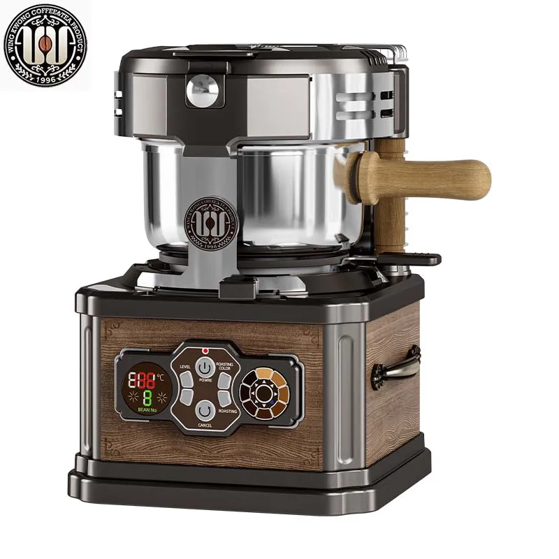 Factory Wholesale 110V Home Coffee Roasting Machines Vintage Household Smokeless Coffe Roaster Noiseless Roaster Coffee Machine