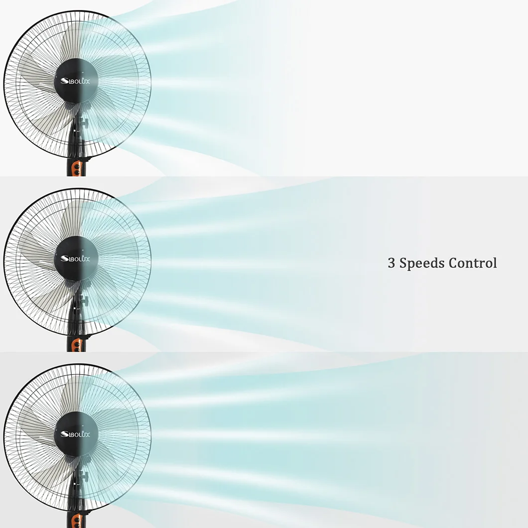 Factory Direct Sales Good Quality Cheapest Standing Fan 5PCS Plastic Blades Ventilateur Hot Sale Home & Office Electric Fan