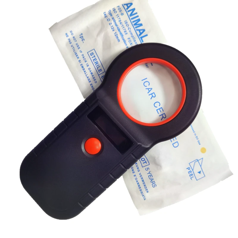 134.2K Mini Animal Pet Microchip Reader / FDX-B Microchip Scanner