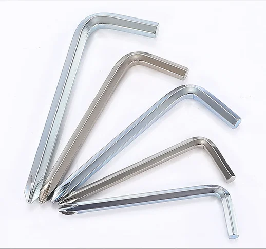 Customized Double Head Phillips Allen Key Wrench Spanner Phillips Hexagon Allen Screwdriver L Key For Furniture