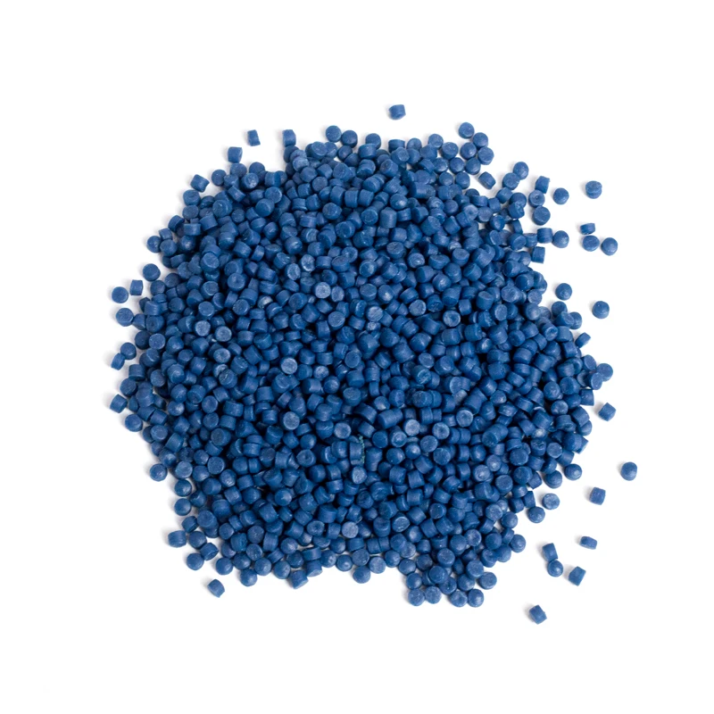 Blue Color Plastic High Quality Recycled High Polyethylene Granules HDPE Plastic