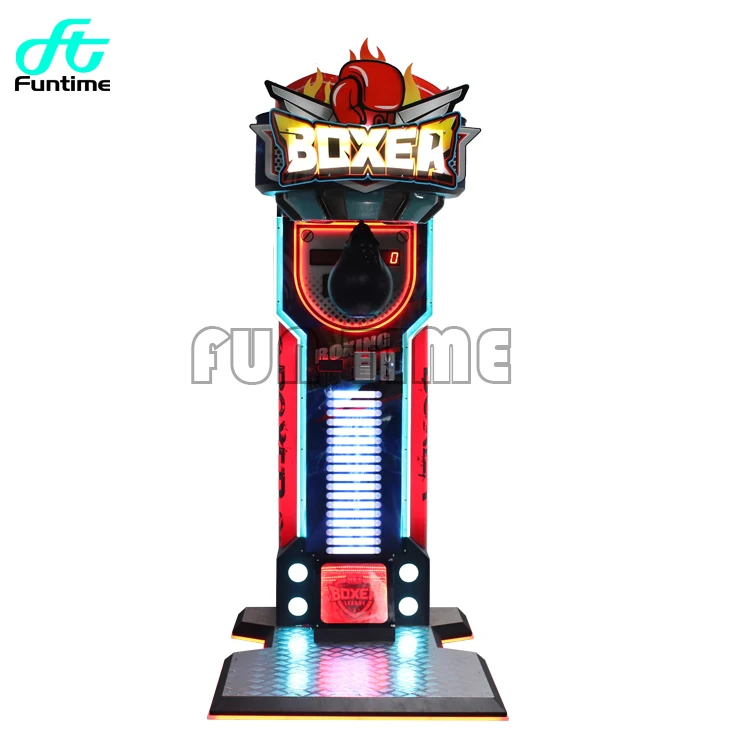 Coin operated arcade card payment punching bag kick matching vending training electronic boxing gaming machine price