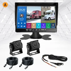 10 36 дюймов 4 канала с разделенным экраном автомобиля Mp4 Dvr записывающее устройство для контроля уровня сахара в крови Ahd фронтальная камера заднего вида резервного копирования