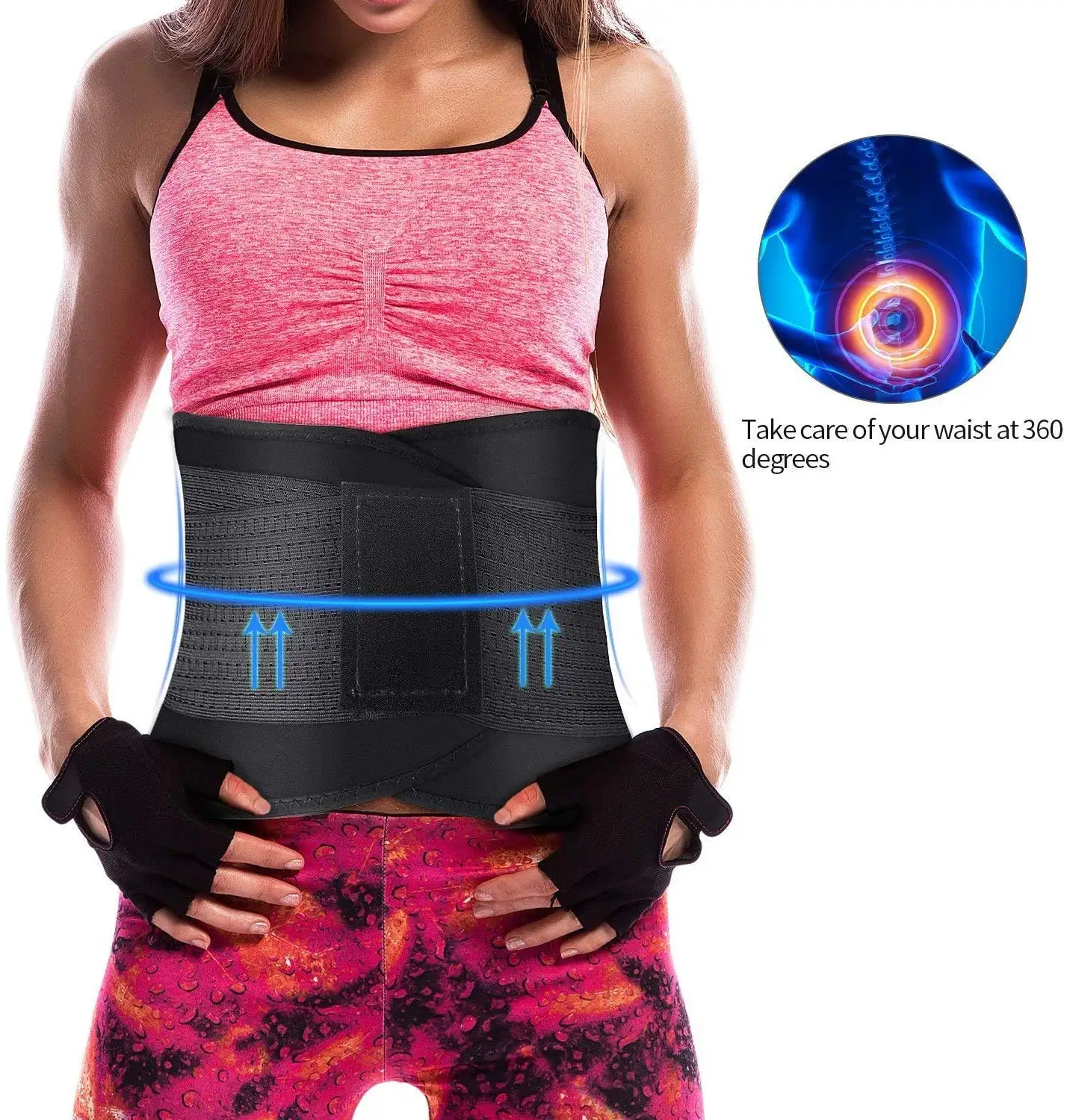 Custom Logo Adjustable Plus Size Elastic Neoprene Women Sweat Slimming Waist Trainer Shaper Belt
