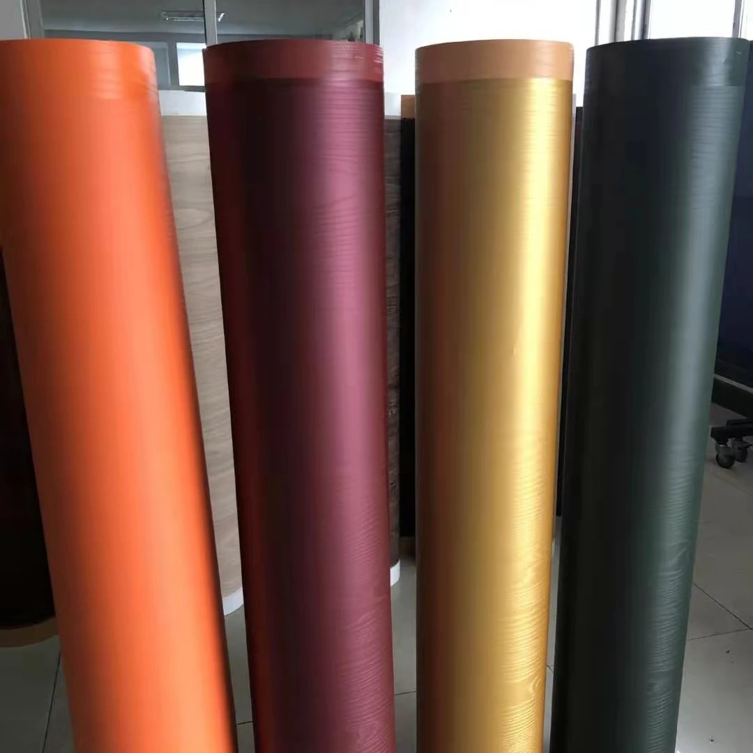 Not  Self adhesive holographic vinyl film waterproof contact paper gold pvc membrane foil for mdf