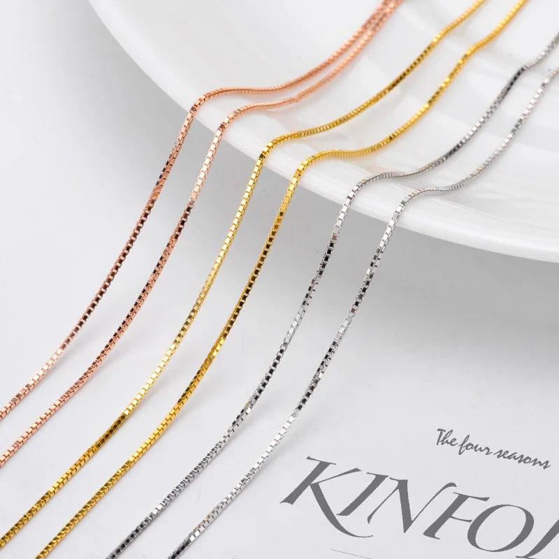 Wholesale Fashion 18 K Gold Plate Necklace Gold Plate Chain Rope Twist Chain Hip Hop Cuban Chain For Women Men