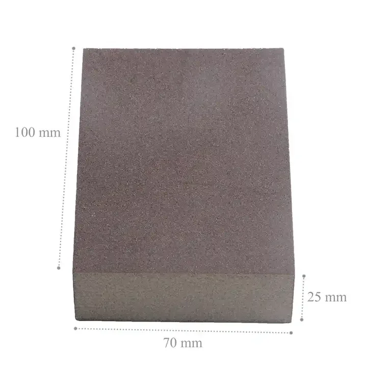 aluminum oxide abrasive sanding block foam sanding sponge for hand sanding