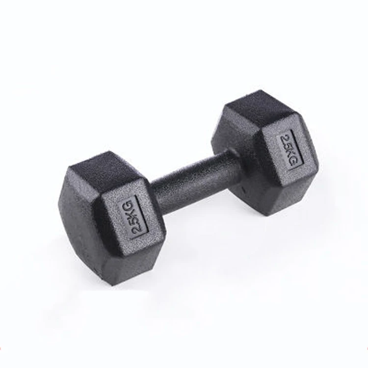 TOPTONS OEM Factory Wholesale Eco-friendly Hex Dumbbell cement cast iron Dumbbell Set