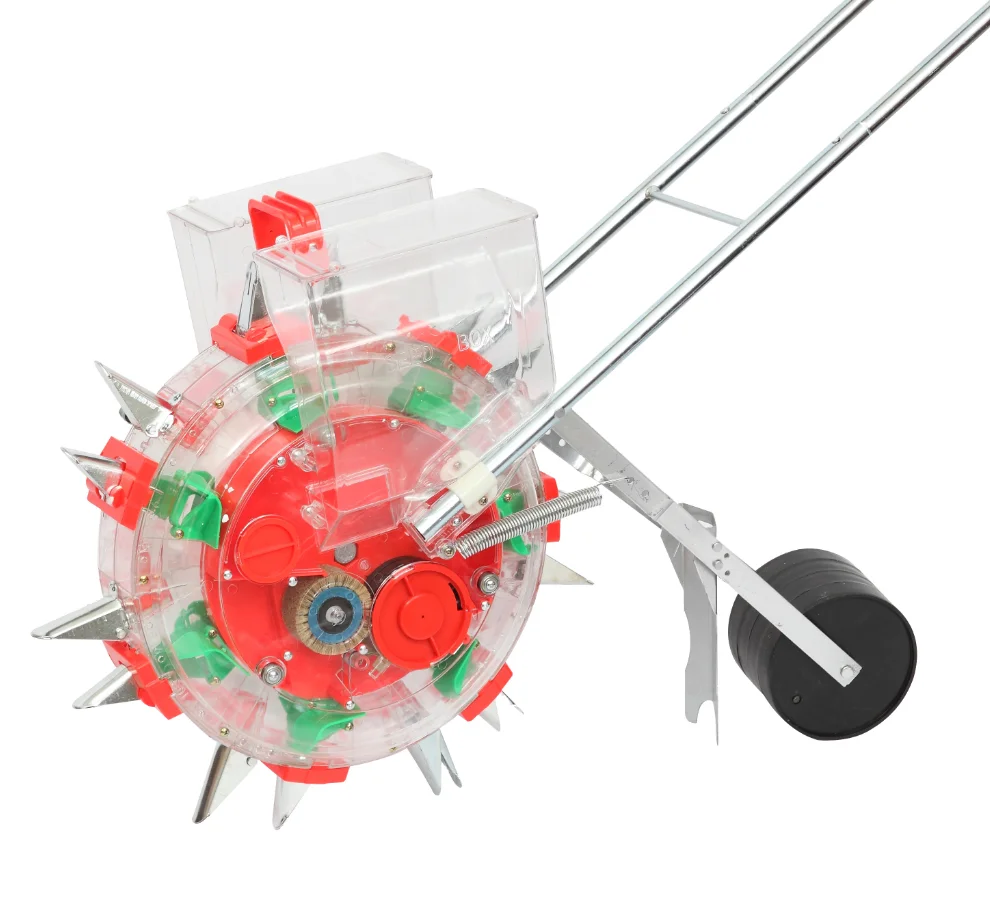 Automatic sowing of hand-propelled corn seeder in wholesale small-scale farm