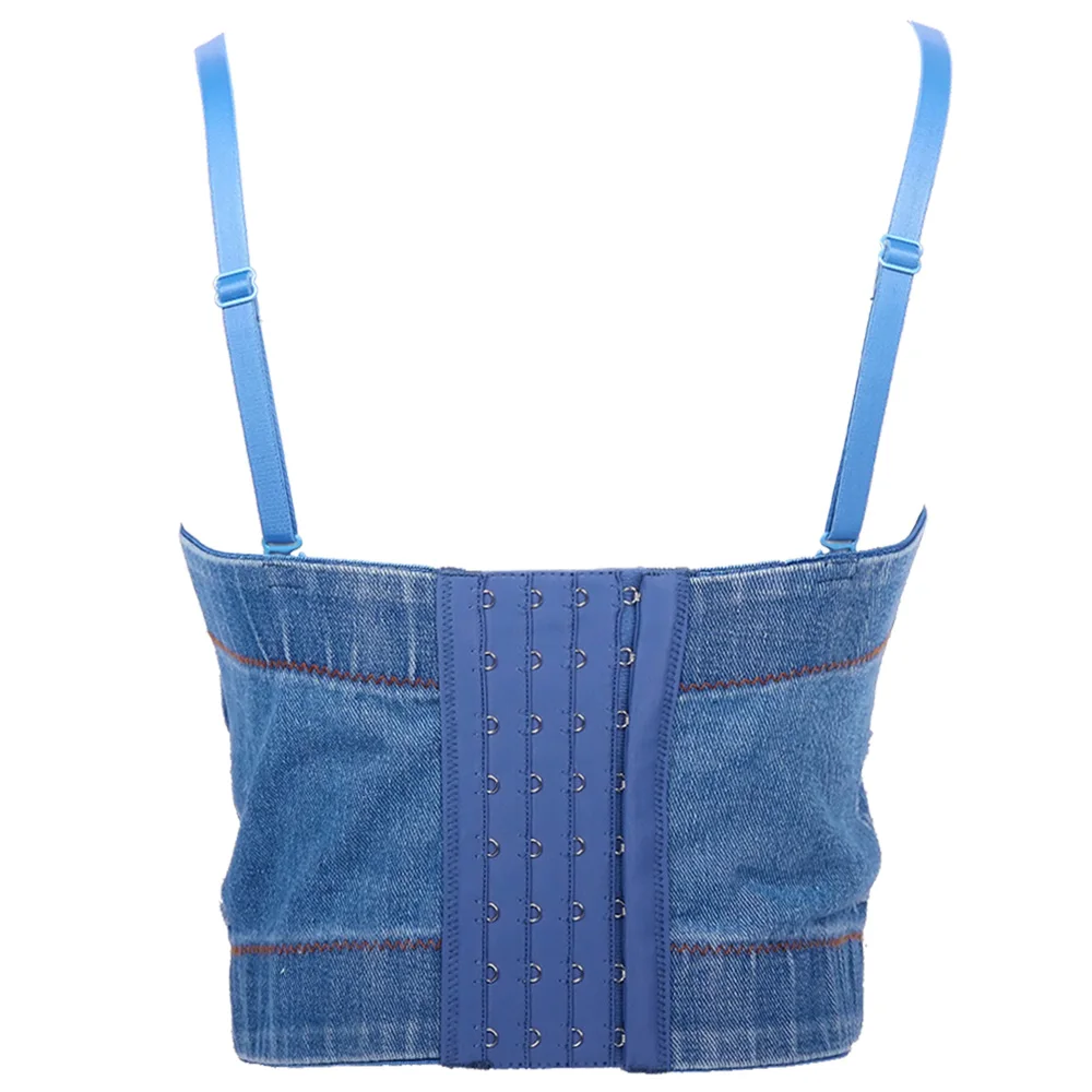 Wholesales Guangzhou Clothing Denim Crop Top Plus Size Summer Dress