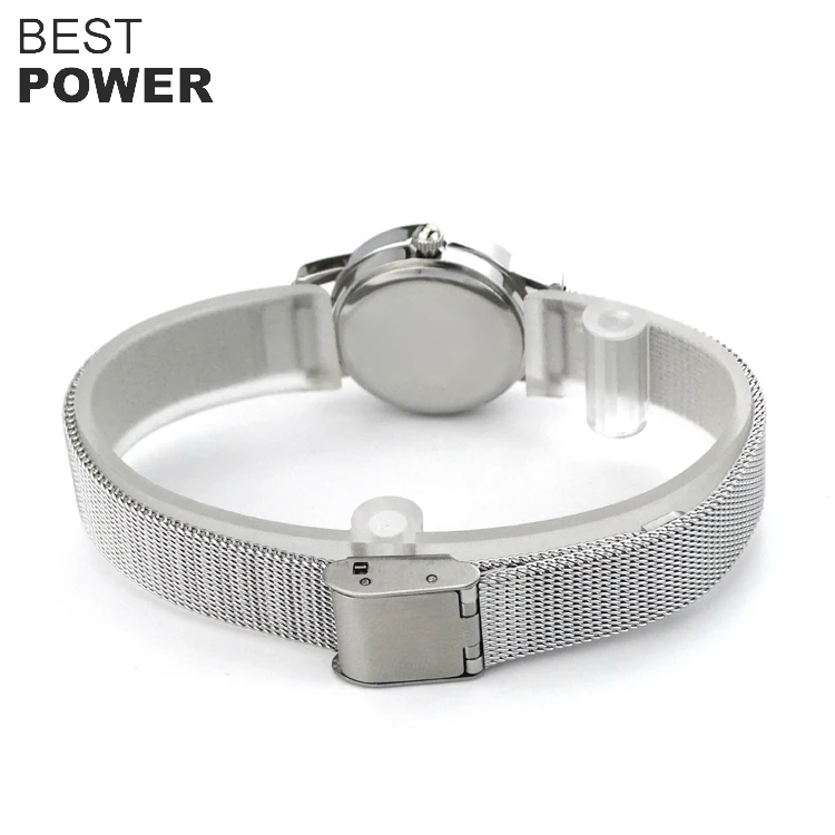 Fashion Women Analog fashion Watches Stainless Steel Mesh Band Quartz Wrist watch