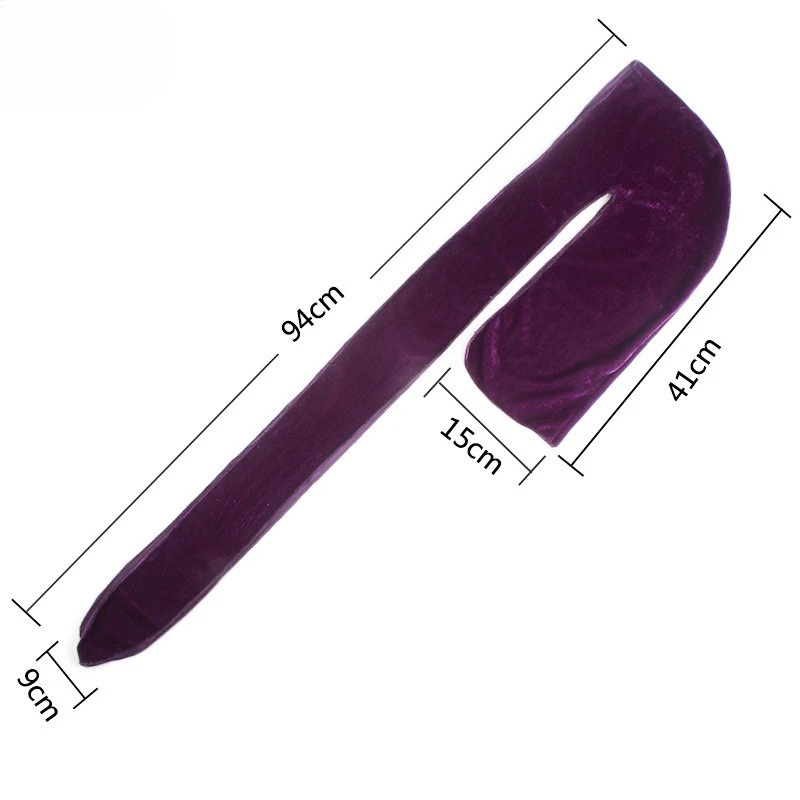 Custom Fashion Men Dragon Pattern Durags Headwrap Headband Black Long Tail Doo Rags Pirate Hat Wave Caps