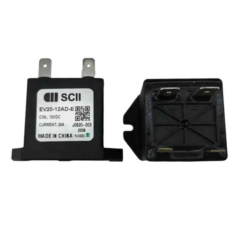SCII 20A 12V DC Contactor Coil Voltage Relay EV Circuit Safety Protective Relays