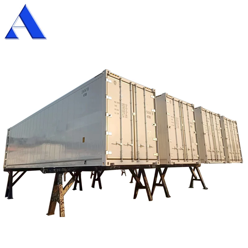 2 Room Dual Temperature 40ft Land Transportation Reefer Container