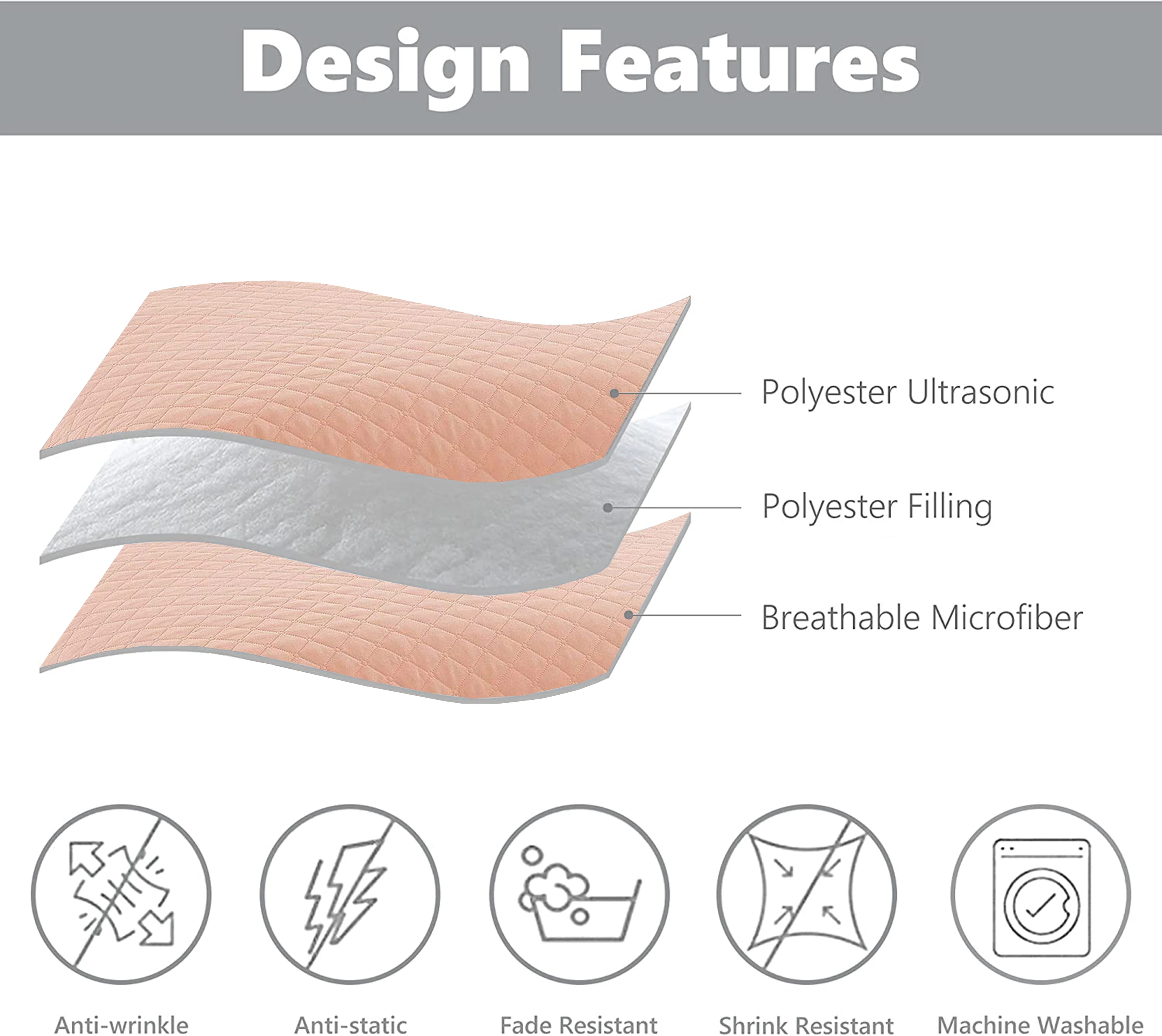 summer Quilted bedcover wholesale, Diamond pattern reversible quilted coverlet, quilted bedding set,