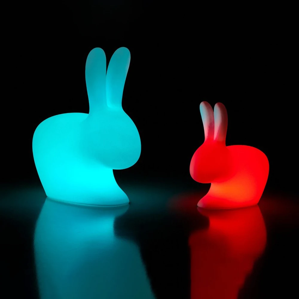 Event Party Fantastic Glowing Animal Floor Lamp Patio Garden Landscape Lighting Rabbit Shape Night Lamp Toy Light For Children