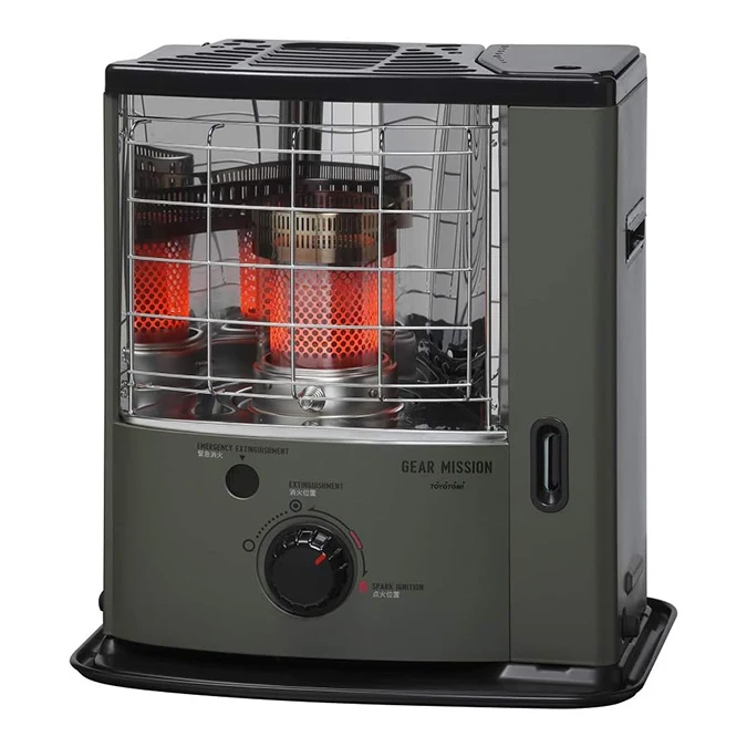 Safe multiple practical functions battery powered living room use home oil fired heaters air price