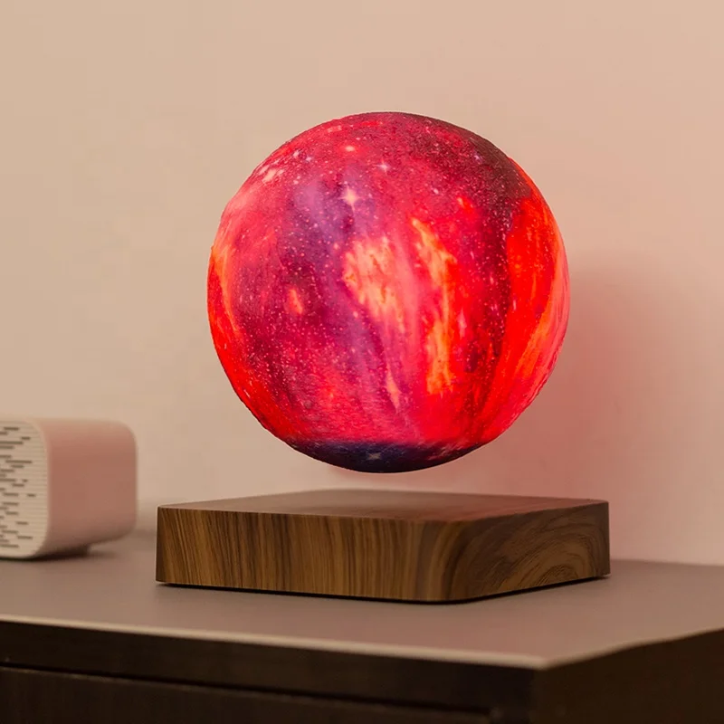 Magnetic Levitation Dropshipping 3D Printing Galaxy Night Light Rechargeable Touch Remote Controller 16colors Galaxy Room Light