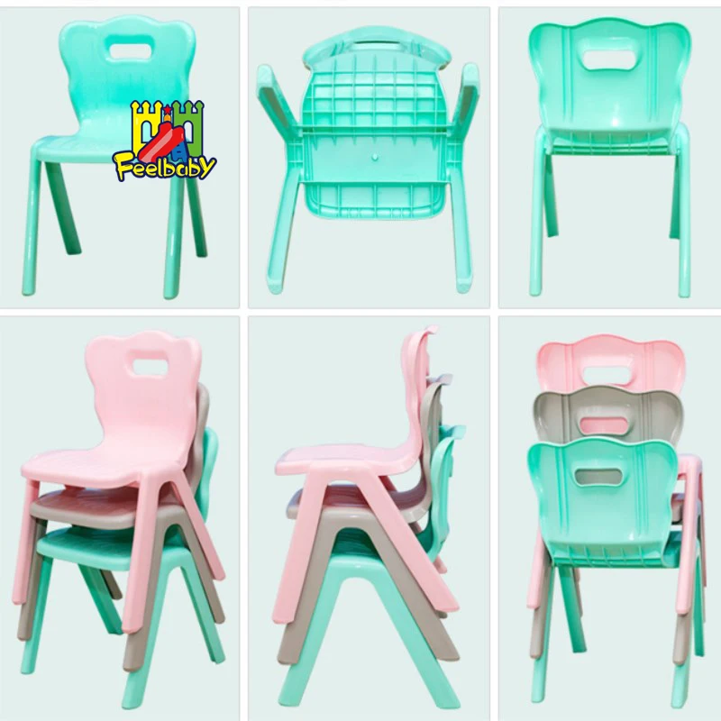 Feelbaby safety child cheap kids plastic chairs for kindergarten