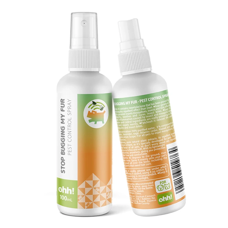 
Durable and high quality Ohh spray products supply organic pet Contact insecticide Spray 
