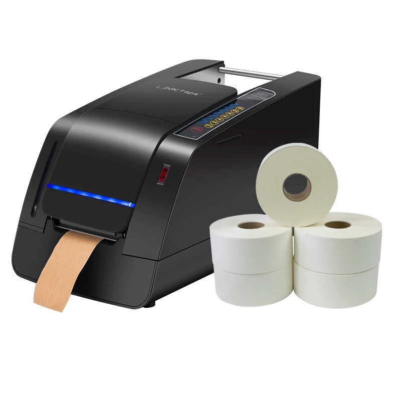 TapePower Pro Buyer Favorite Eco-Friendly Kraft Paper Gummed Water Activated Automatic Wet Packaging Tape Gun Dispenser