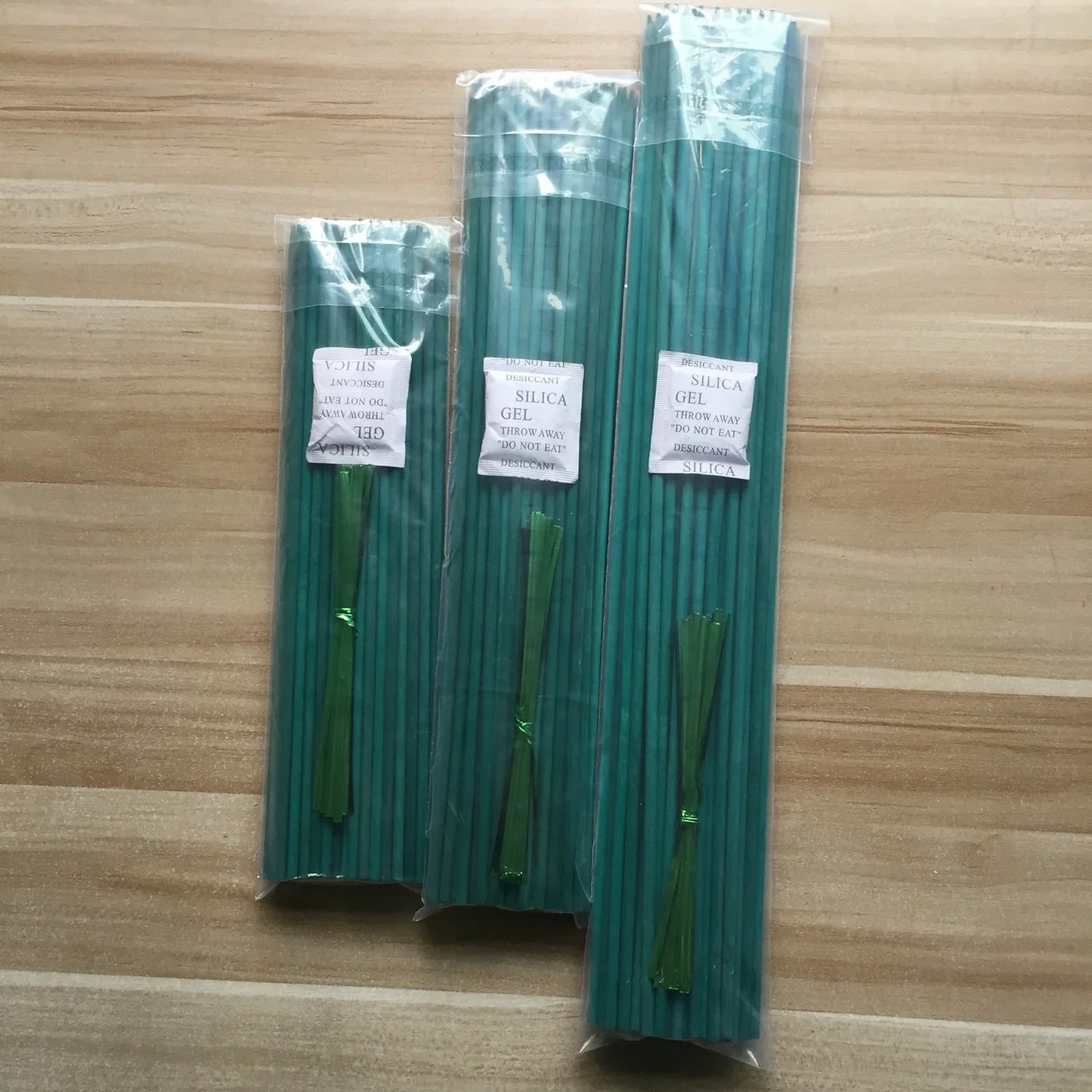 Garden Wood Sturdy Bamboo Sticks, Floral Plant Support Stakes for Garden Plants 50PCS Pack