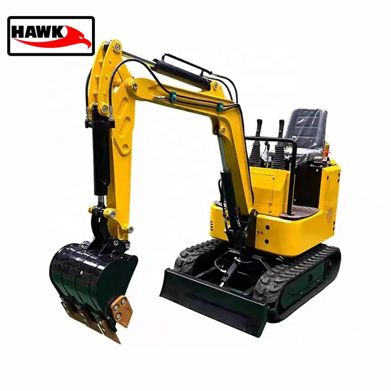 2000kg Mini Excavator Used Crawler Digger Construction 1ton Operating Weight Bucket Pump 0.8ton Applicable Home Use 2ton Rated