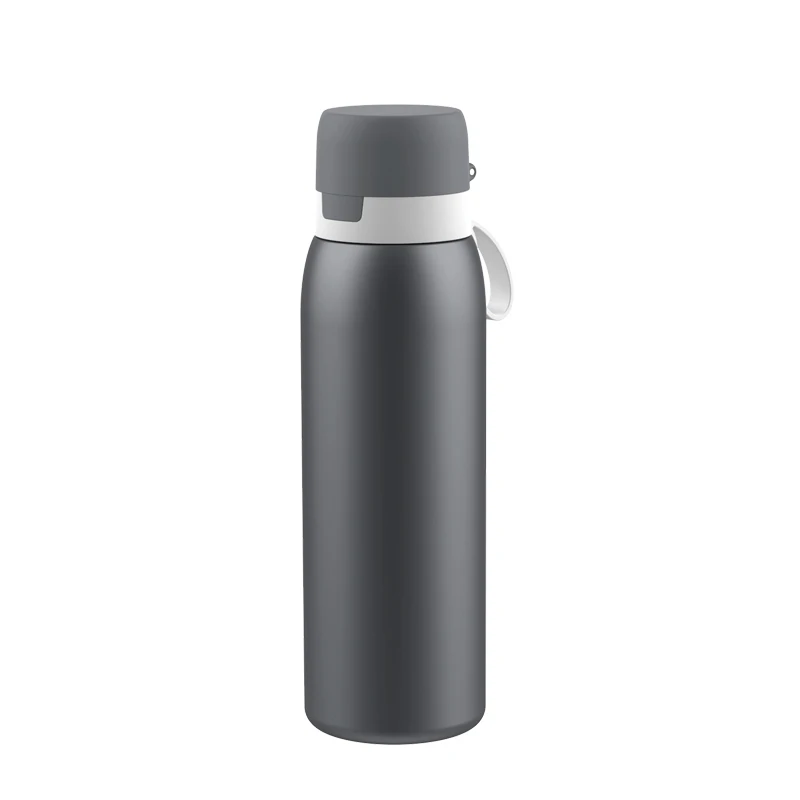 Custom Logo 32 oz Stainless Steel Double Wall Sports Activated carbon filter thermos cup Water Bottle Straw filter Bottle