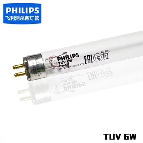 Philips Ultraviolet lamps T5 UV lamp TUV 6W uv lamp ozone free for sterilization