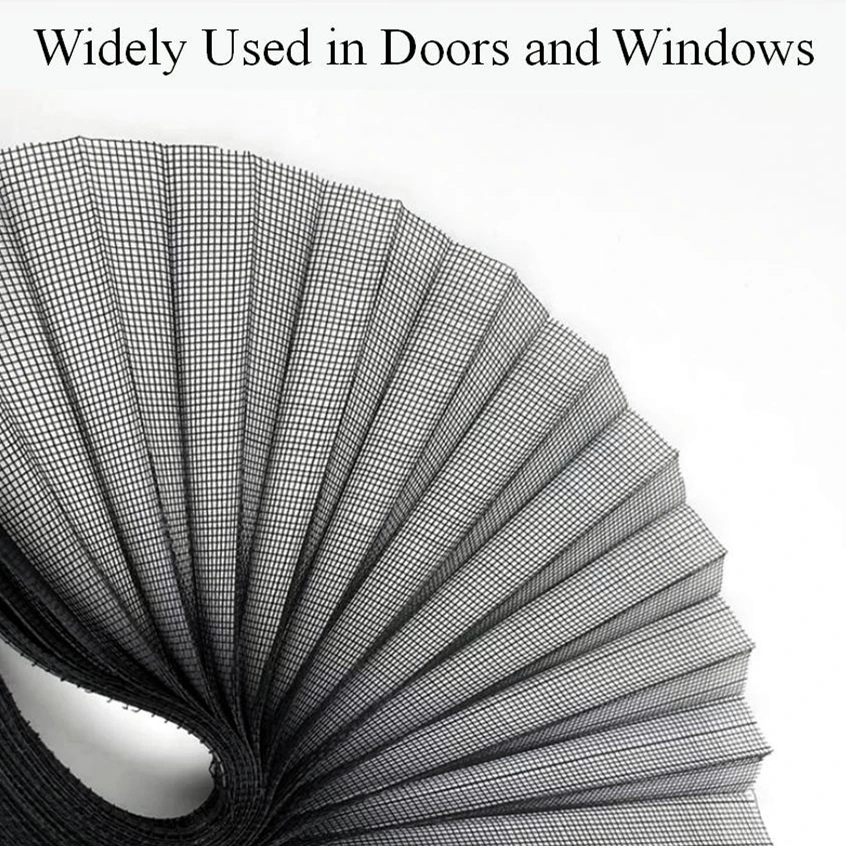 Jinwu Factory Direct Sales Polyester/Pet/Fiberglass/PP Pleated Mesh Folding Screen Pleated Mesh Pleated Fly Screen Mesh