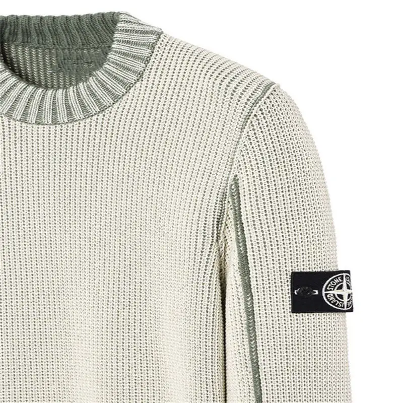 Nanteng Custom High Quality Color Changing Fabric Thread Knitwear Thermochromic Crew Neck Long Sleeves Men Pullover Sweater