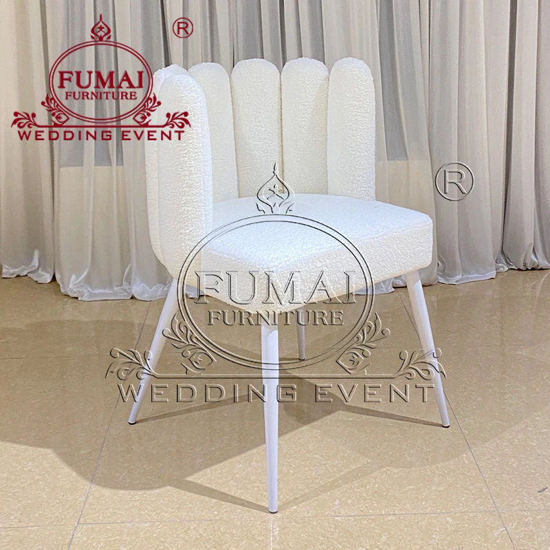 2024 Foshan Chaise De Ceremony White Wedding Chairs White