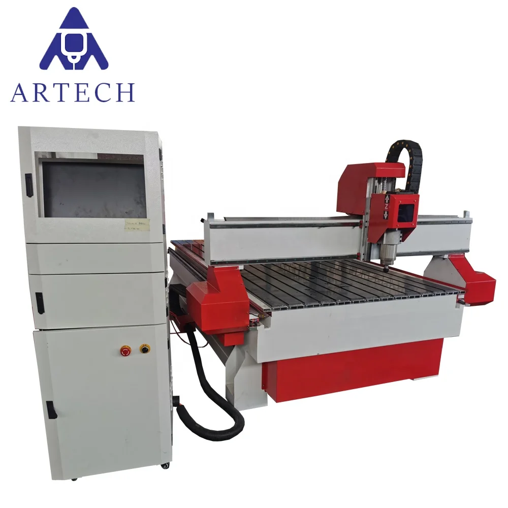 1325  water  cooling spindle  cnc  woodworking  machine  for wood aluminum cutting and engraving