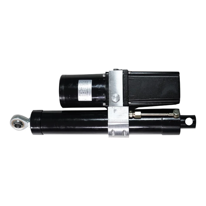 New 1.8T overload 200mm stroke 1.8T 24V48V DC 800W electro hydraulic linear actuator 15-18mm/s electro hydraulic actuator