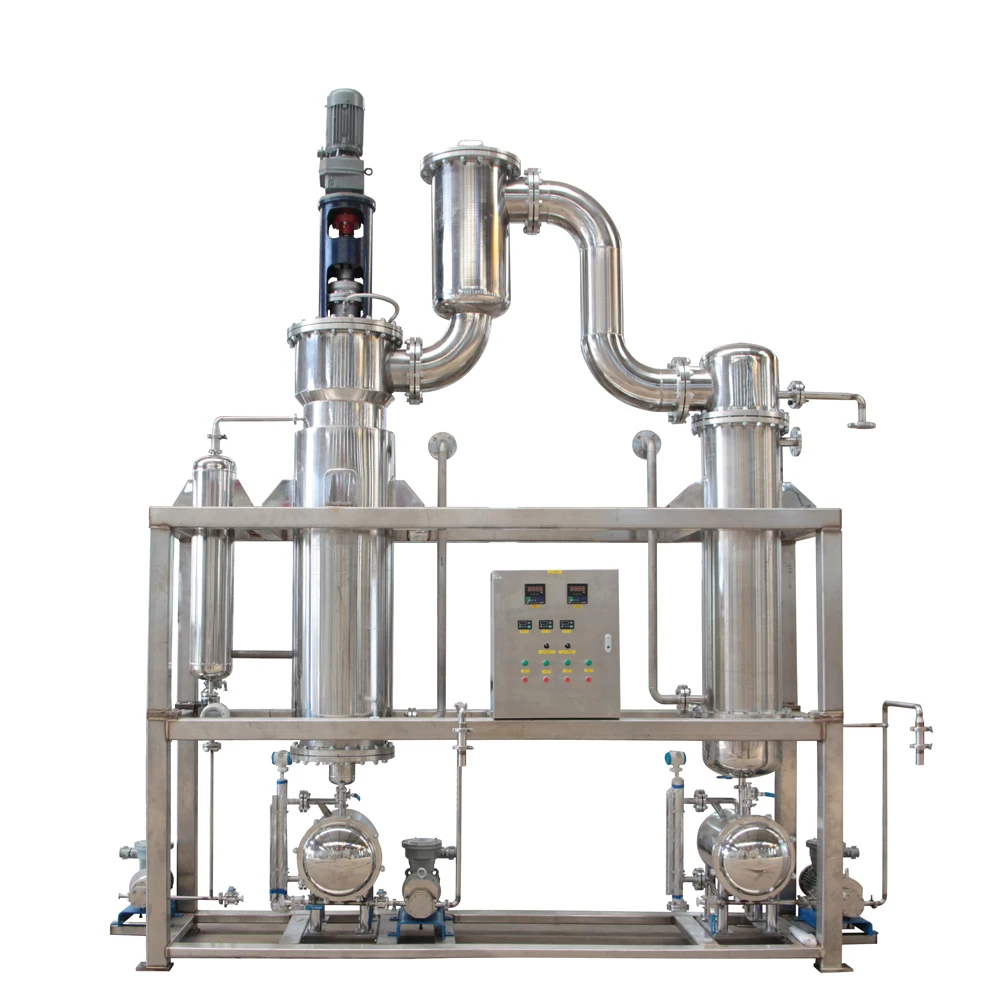 100-200л/ч Емкость тонкопленочный испаритель для удаления этанола