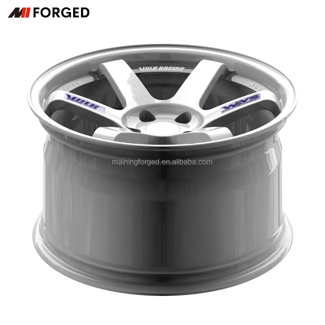 MN White Forged 5x120 5x114.3 18 Inch Replica Volk Racing Te37 For M3 M4 F80 F82 Tesla Model S Jdm Car Wheels Rim
