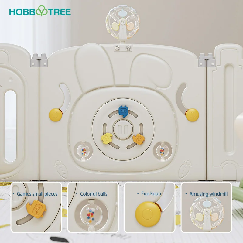 indoor children plastic folding safety fence kids removable play yard