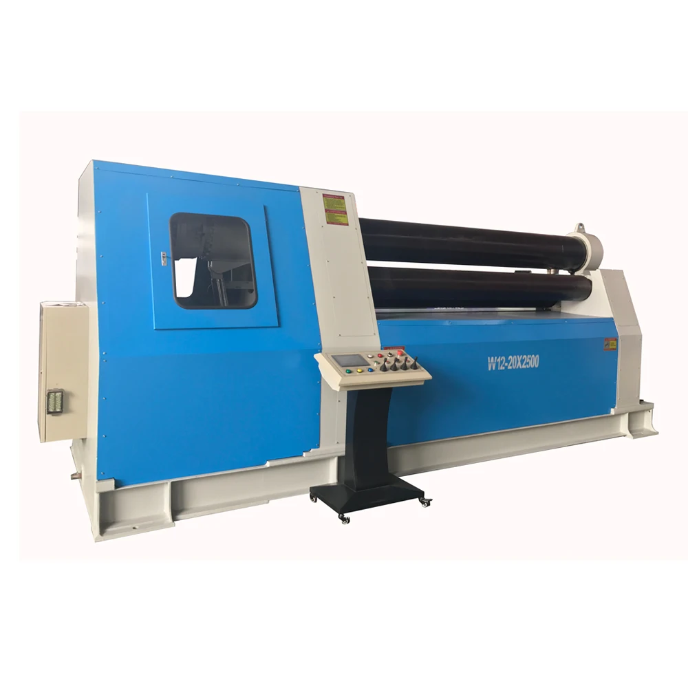 CNC Hydraulic Metal Rolling Machine 4 Rolls Steel Sheet Bending Automatic for metal  Processing New from China