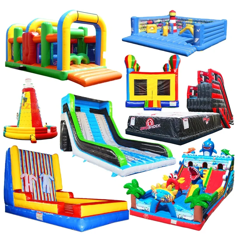 Inflatable Games Xtreme Rocket Obstacle Course Adult Size Sport Interactive Game